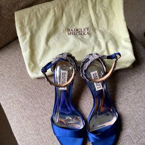 Badgley Mischka Lorraine Navy Heel